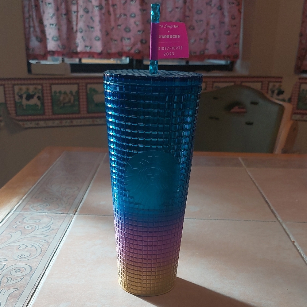 Starbucks Multicolor Tumbler - Blue, Purple, Yellow